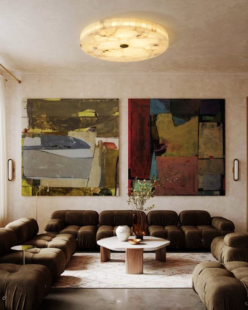 semi flush mount ceiling light
