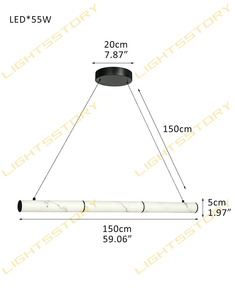 Cora Alabaster Linear Halo Pendant Light - Natural Spanish Alabaster, Lux Gold Trim - Kitchen Islands & Dining Rooms