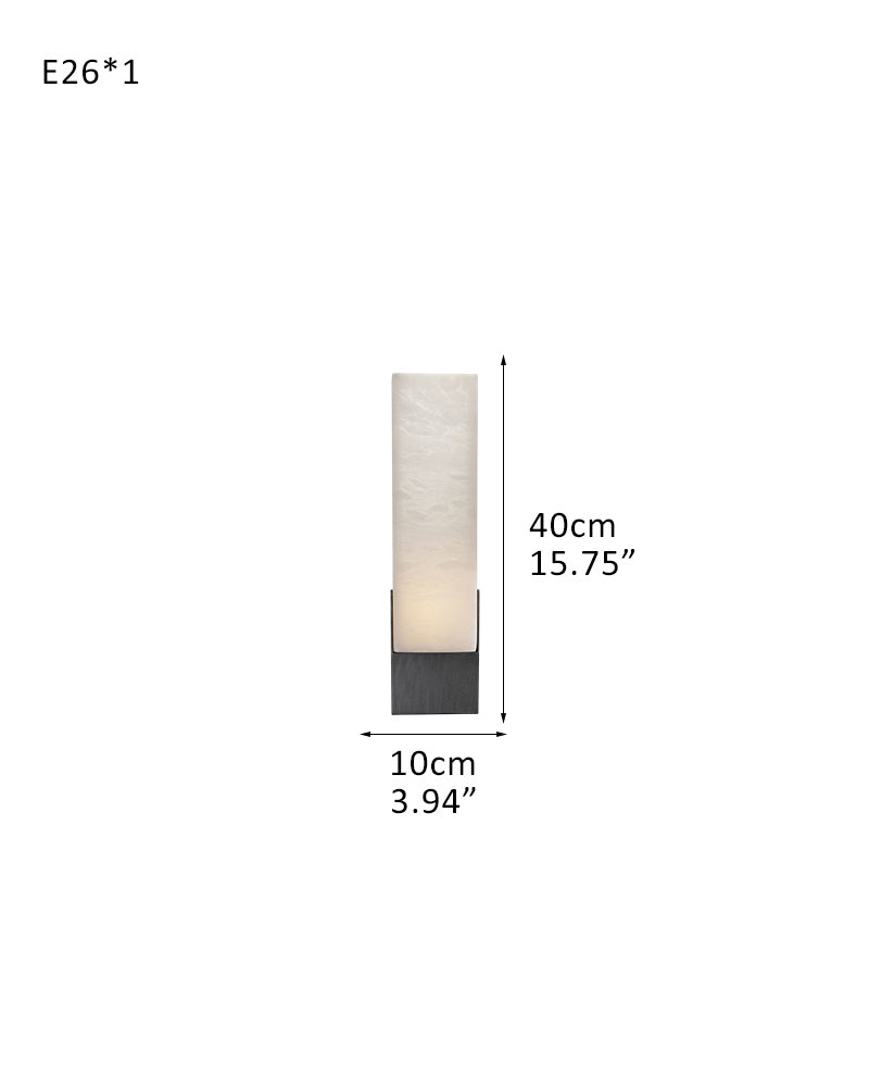 8 Lights Organic Elegance Linear Convet Alabaster Chandelier Antique Burnished Black