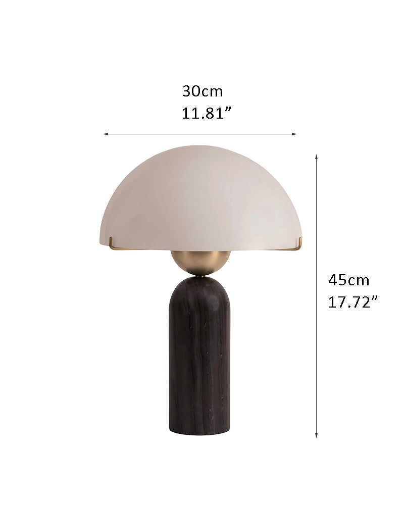 LightsStory Serene Alabaster Sphere Table Lamp - White Stone - LightsStory Chandeliers & Crystal Lighting - USA