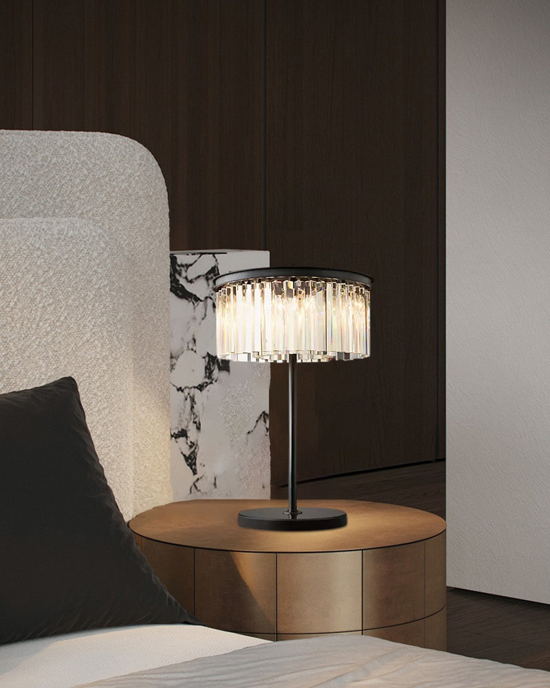 Modern Luxury K9 Crystal LED Table Lamp Living room Bedroom E14 Desk Light