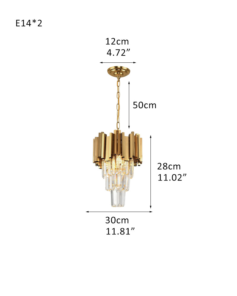 modern gold pendant light