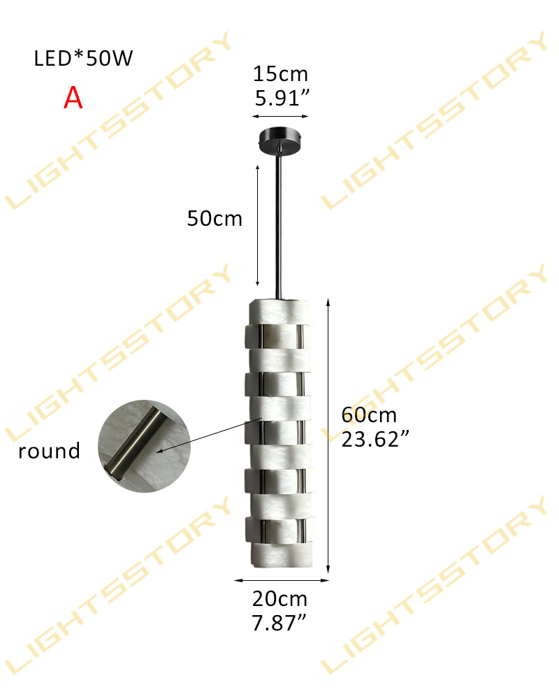 Modern Multi Layer LED Pendant Light for Kitchen Island Linear Lighting Fixture with Abjustable Rods