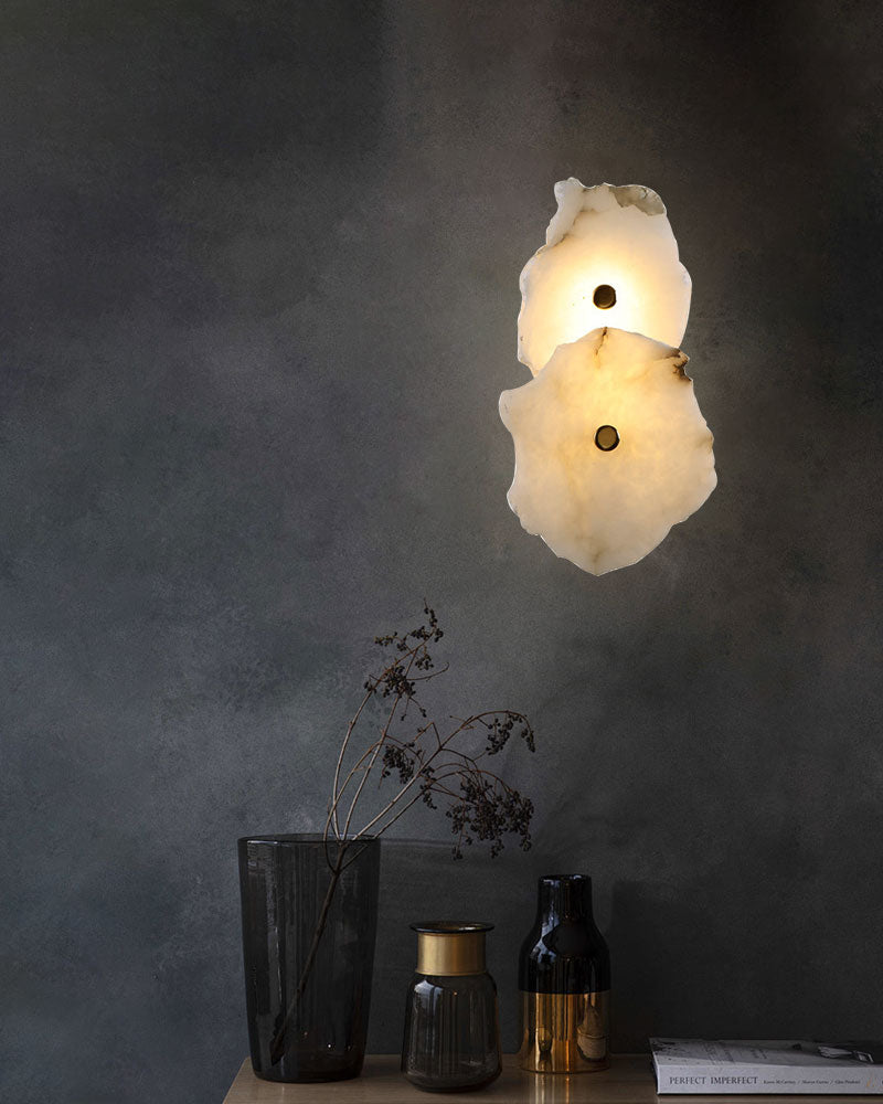 alabaster wall night lamp