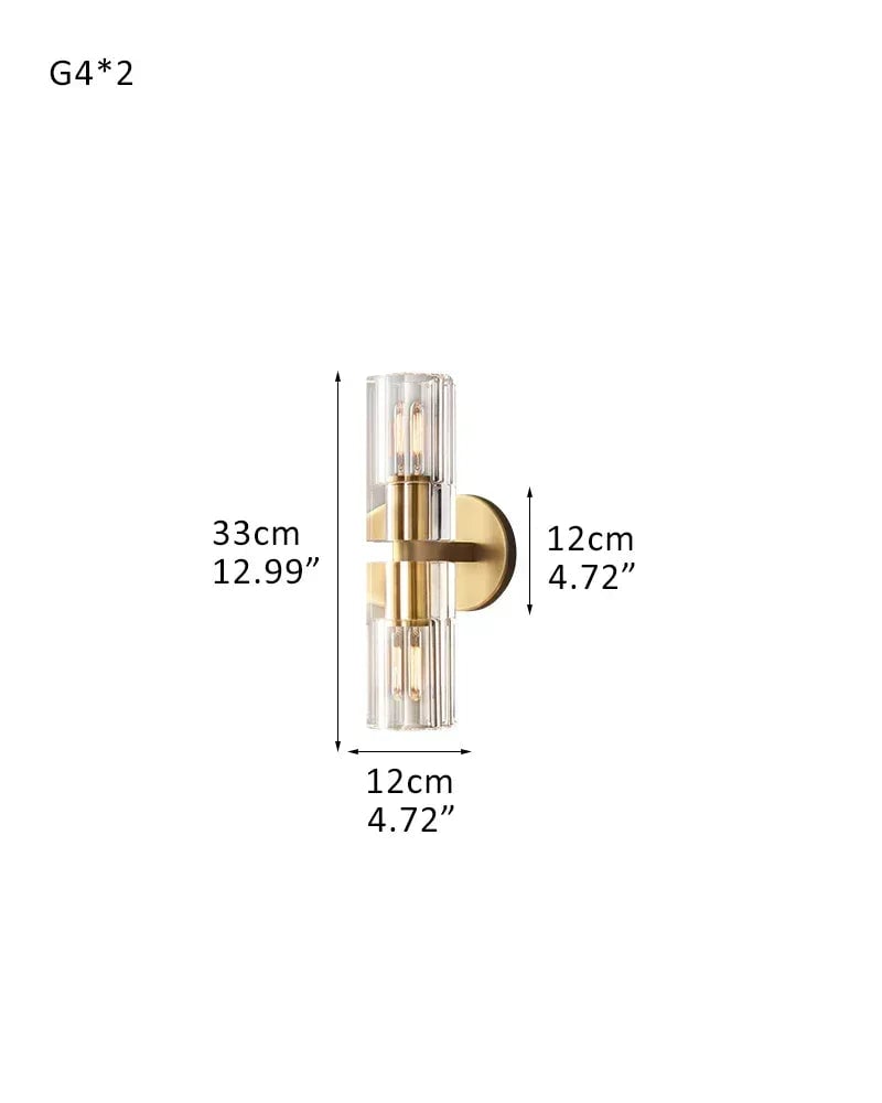 Biarritz Series Grand Chandelier | Double Tier K9 Crystal Superior K9 crystal shades with a robust solid copper frame, Lacquered Brass and Black finish for Grand Foyers, Dining Rooms, and Banquet Halls W-L11*W12*H33CM L4.33"*W4.72"*H12.99"(2 lights) Brass American chandelier