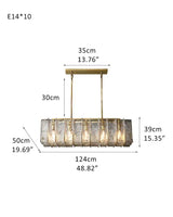 Brass + Transparent Glass
