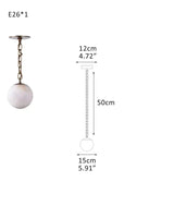 White + Brass Chain