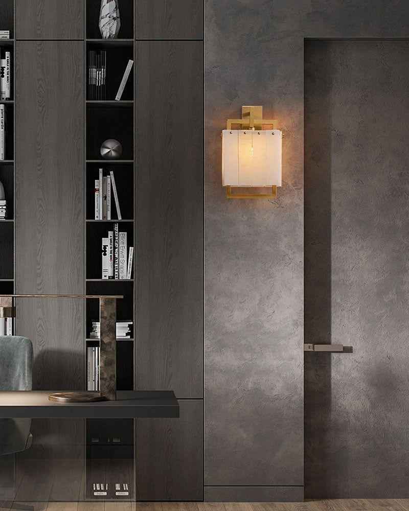 LightsStory Series Ethereal Suspension Light | Cluster Alabaster Dome Hand-polished marble and alabaster with brass accents, Lacquered Burnished Brass for Lobbies, Hotels, and Mansions Modern Pendant lamp