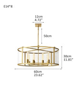 Brass + Clear Glass