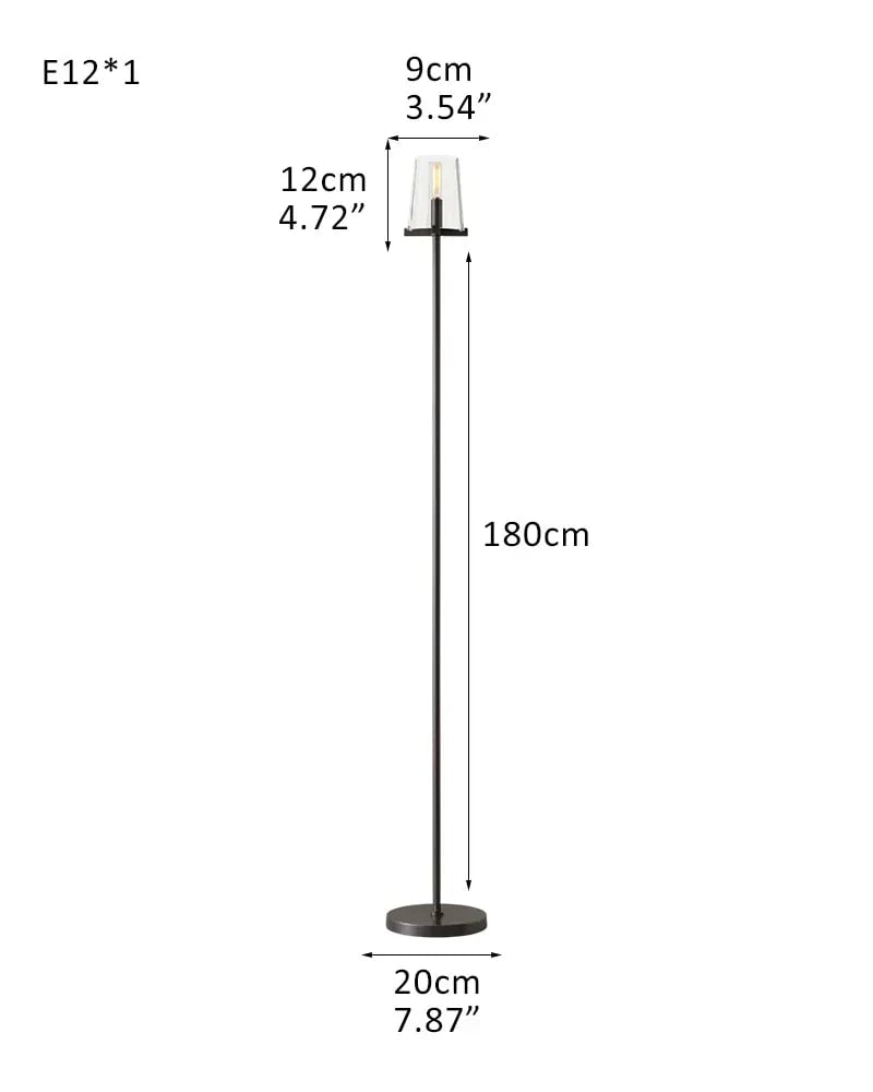 LightsStory Series Geometric Table Lamp | Open Circular Classic brass structure with clear glass shades, Lacquered black brass finish for Living rooms, dining rooms, kitchens, and entryways F-D13*H150CM D5.12"*H59.06" Black American chandelier
