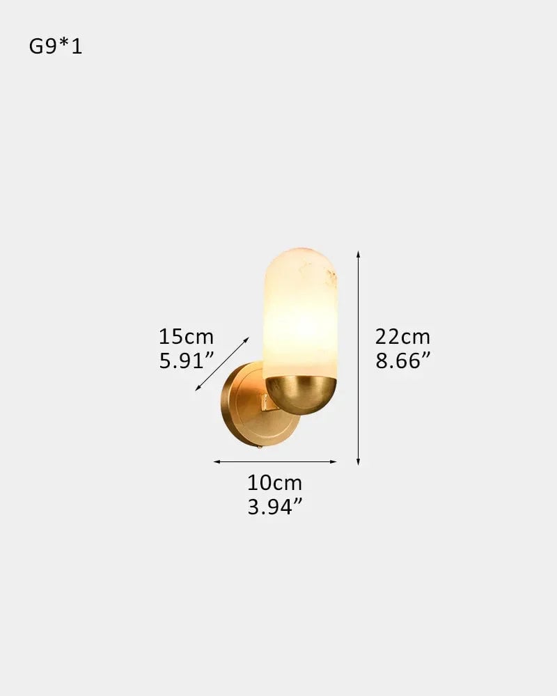 Moonshade Series Geometric Chandelier | Multi-Light Spanish-imported natural marble and gleaming brass, Gleaming Brass finish for Dining and living spaces W-L10*W15*H22CM L4"*W6"*H8.7" Brass Luxury Modern Chandelier