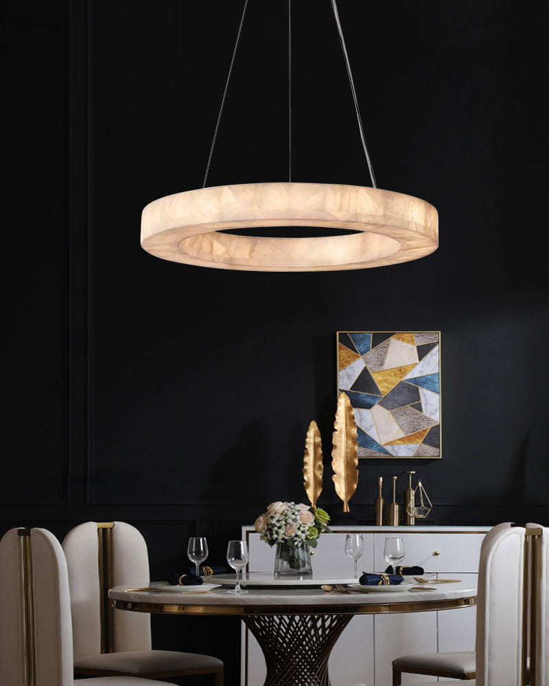 oval alabaster pendant ceiling light