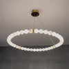 Circle Ring Alabaster Chandelier
