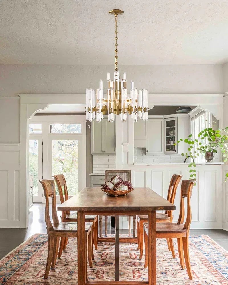 Zermatt Series Grand Chandelier | K9 Crystal Solid brass frame with premium K9 crystals, Copper finish for Grand Foyers and Dining Rooms American chandelier